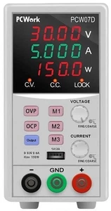 Labornetzgerät 0-50V / 0-6A Regelung, Sicherheitsfeatures, Labornet Netzgerät - Afbeelding 1 van 6