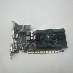 N610GT- MD1GD3/LP MSI NVIDIA GEFORCE GT 630 1GB DDR3 HIGH PROFILE PCI ZZ5-3 - Picture 1 of 6