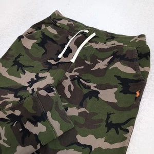 Polo Ralph Lauren Sweatpants Youth Boys Xl Camo Fleece Joggers Pants Pockets - Picture 1 of 9