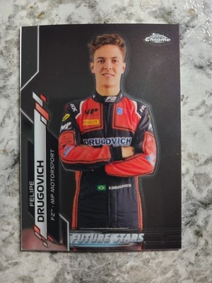 2020 Felipe Drugovich Topps Chrome #50 Formula 1 F1 XRC Rookie Card QUANTITY - Image 1 of 2