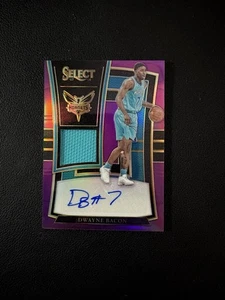 2017/18 Panini Select Basketball Dwayne Bacon Purple Patch Prizm Auto /99, D1 - Bild 1 von 2