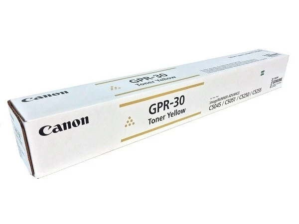 Cartucho de tóner amarillo genuino Canon GPR30 (2801B003) - NUEVO SELLADO Foto 1 de 1