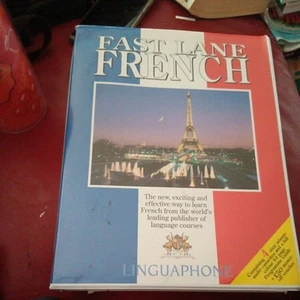 Linguaphone Fast Lane French Course Programme Guide Book & 4 Audio Cassettess - Picture 1 of 6