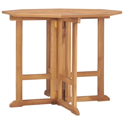 Dining Table Teak Solid Teak wood Compact Foldable - Image 1 of 4