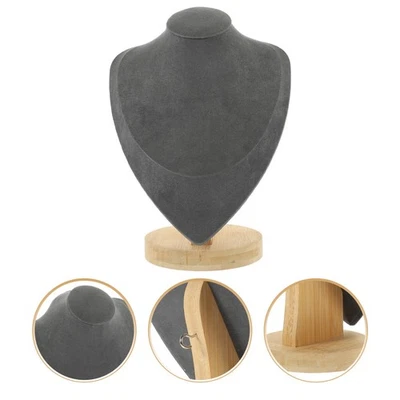  Schaufensterpuppe Mannequin Büsten Zur Schmuckpräsentation Mit Halskette - Bild 1 von 4