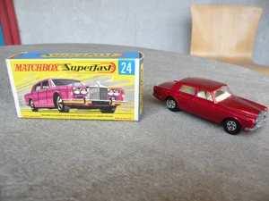 Vintage Matchbox Lesney No. 24 Rolls Royce Silver Shadow Superfast - Picture 1 of 10