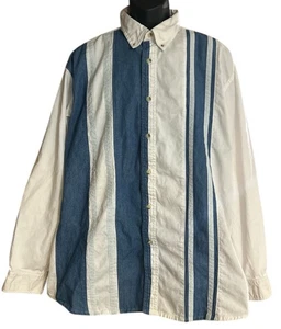 Trader Bay Shirt Mens Sz XL Tall 100% Cotton Made In Hong Kong - Picture 1 of 4