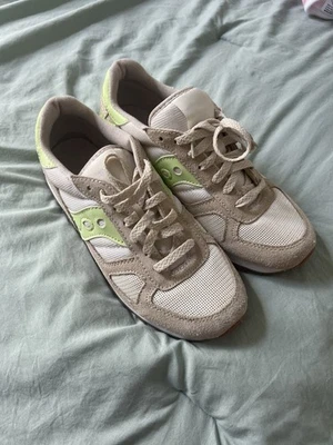 Zapatillas Saucony Shadow Original Mujer Beige y Verde S1108-605 Talla 9.5 Foto 1 de 4