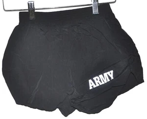 US Army Soffe Physical PT 2.5" Inseam Black Shorts Kids Sz Medium 8-10 NWOT - Picture 1 of 3