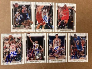Autographed Lot(7) of 2000 Upper Deck SP Top Prospects Basketball Cards w/COA - Picture 1 of 1
