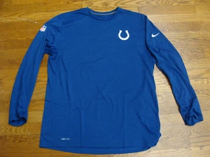 Indianapolis Colts Nike NFL Ropa Azul Manga Larga Rendimiento Camisa Talla XL - Imagen 1 de 4
