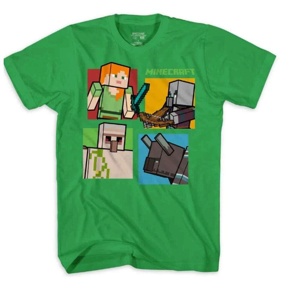 Minecraft Boys Boxed Short Sleeve Tee Size S (6/7) (LOC TUB G-10)