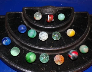 Lote de quince canicas vintage - Imagen 1 de 9