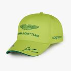 2023 Aston Martin F1 Alonso Cap Formula One Accessories Hat Men and Women, Green