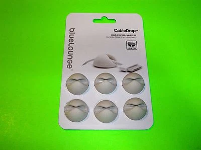 BLUE LOUNGE CABLE DROP CABLE CLIPS FOR APPLE IMAC MAC MINI MACBOOK IPAD AIR - Image 1 of 2