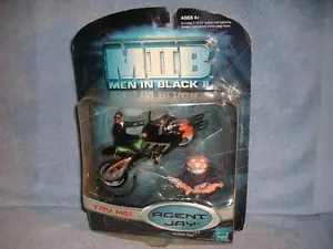 Men in Black II MIB 2 Agent Jay J Alien Pursiut Cycle Robot Squid 2002 Hasbro - Picture 1 of 3