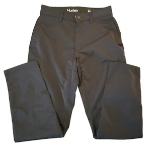 Hurley Jet Set Tech Pants - Men's 30x30 Black Lightweight Stretch Golf Casual - Picture 1 of 19