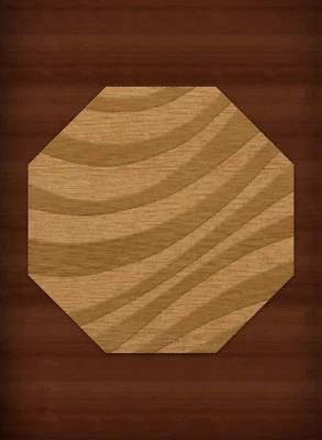 Yellow Transitional Hand Hooked Swirls Stripes Lines Area Rug Abstract DV12 - Image 1 of 2