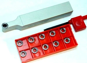 10x  RCGT 1003-AL K10   + 1x  Halter  SRDCN   20x20 K10  für ALU, NE- Metalle  - Picture 1 of 2