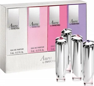 Swarovski Aura For Women Perfume 4 Pcs Miniature Collectiable Gift Set - Picture 1 of 1