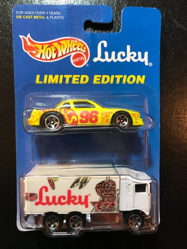 1996 Hot Wheels 1980's Pontiac Firebird Lucky Market Combo Limited Edition 1 64