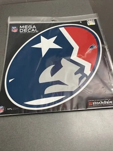 New England Patriots 5" Decal Mega Logo Design Die Cut Sticker Emblem Auto Home - Picture 1 of 1