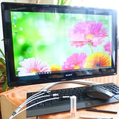 ALL IN ONE PC Sony Vaio 24 ZOLL TOUCH FULLHD SSD Windows 10 TURBO i5 VPCL21 AIO - Bild 1 von 4