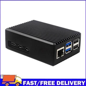Case with Cooling Fan Reusable Metal Shell Cooling Enclosure for Raspbery Pi 5 - Bild 1 von 12