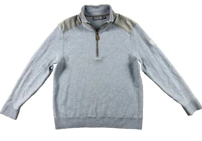 Jim Nantz by Vineyard Vines Merino Wool 1/4 Zip Pullover Sweater M Waggabuc CC - Image 1 of 4