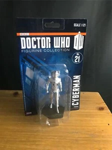 NEW NIB BBC Doctor Who Figurine Collection #21 "CYBERMAN" 1:21 SCALE EAGLEMOSS - Picture 1 of 4