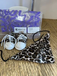 2001 Magic Attic Leopard Kerchief und Sneaker Set #8346 - Neu in Verpackung - Bild 1 von 4
