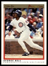 1991 O-Pee-Chee Premier George Bell Chicago Cubs #6