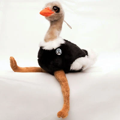 KUSCHELTIERE.BIZ Strauß Kuscheltier Vogel Laufvogel 44 cm Plüschtier SPEEDY