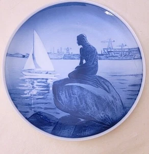 Plato de Coleccionista Royal Copenhagen Dinamarca 8" La Sirenita 4679 553 - Imagen 1 de 3