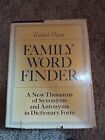 Vintage 1975 Reader's Digest Family Word Finder Thesaurus Dictionary