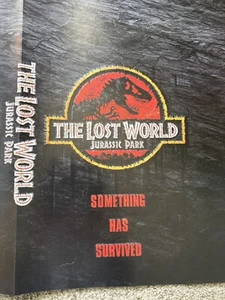 THE LOST WORLD JURASSIC PARK 97 MOVIE POSTER BOOK COVERS SET OF 4 ORIGINAL - Picture 1 of 5