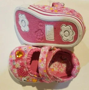 Toddler Girls Circo Brand Pink Floral Mary Jane Shoes Size 2  - Picture 1 of 7