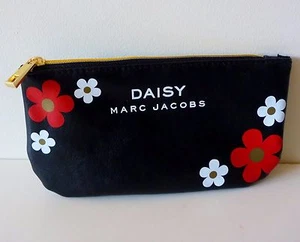 DAISY MARC JACOBS Black Cosmetics Bag decorated with flowers, Brand NEW! - Picture 1 of 4