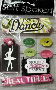 DANCE Class Jazz Tap Ballet Beautiful Practice Perfect Ballroom MAMBI Stickers - Picture 1 of 2