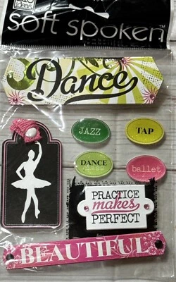 DANCE Class Jazz Tap Ballet Beautiful Practice Perfect Ballroom MAMBI Stickers - Image 1 of 2