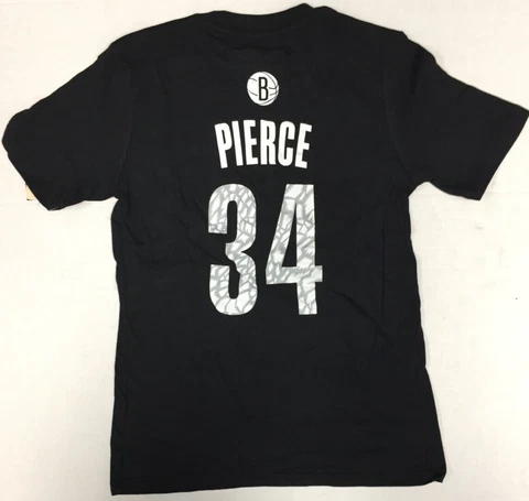 Paul Pierce #34 Brooklyn Nets 2-Sided NBA Boys T-Shirt Medium 10/12 Cover