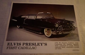 Elvis Presley's 1956 First Custom Cadillac 8"x10" Color Picture Near Mint Oop - Picture 1 of 1