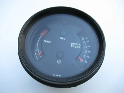 Porsche 911 Oil Pressure/Temperature Gauge date stamped 12/77 VDO - Image 1 of 4