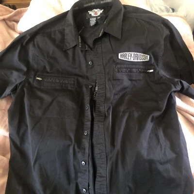 Harley Davidson Bolsillos Abotonados Tiene Cremalleras 2xl Foto 1 de 4