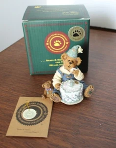 Boyd's Bears Bearstone Collection H.B. McBearsley Happy Birthday To Me - Picture 1 of 3