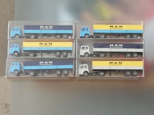 Wiking 1/87 MAN 19.230 PSZ - MAN - 6 verschiedene mit Prägung 3 und OVP - Bild 1 von 13