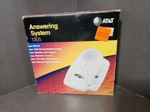 AT&T Micro Cassette Answering Machine System Model 1305 Two Way Recording Used - Zdjęcie 1 z 3