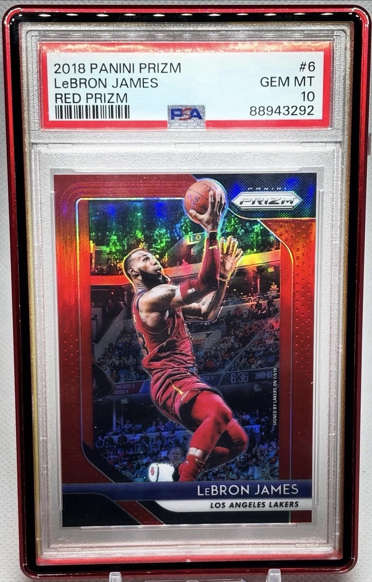 Panini LeBron James 10 Graded Basketball Sports Trading Cards