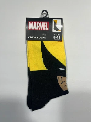 Marvel X 战警金刚狼 Logan 新奇船员袜 1 双成人鞋 9-13 码 — 第 1/2 张图片