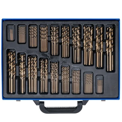 FORETS HSS M35 BGS COBALT 5% de 1 à 10 mm COFFRET DE 170 FORETS - Photo 1/4